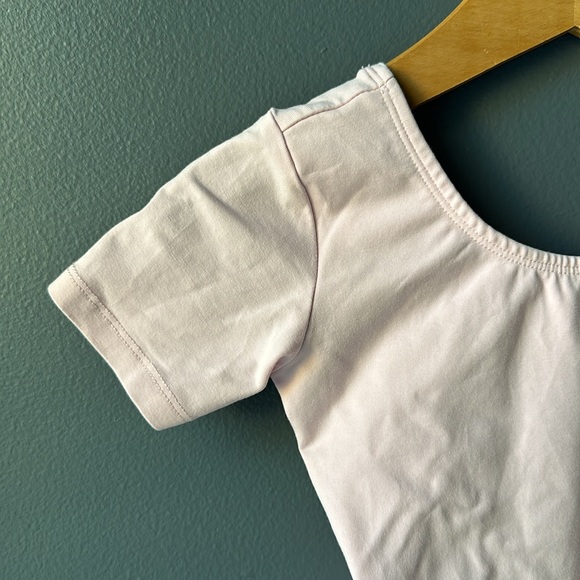 🩰 EUC Girls Pink Ballet Leotard short sleeved size 5T - Picture 5 of 9